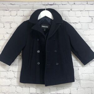 Trilogi coat for kids navy blue